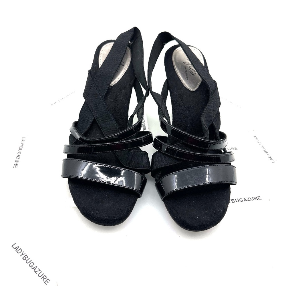 Dexter Black Strappy Heels
